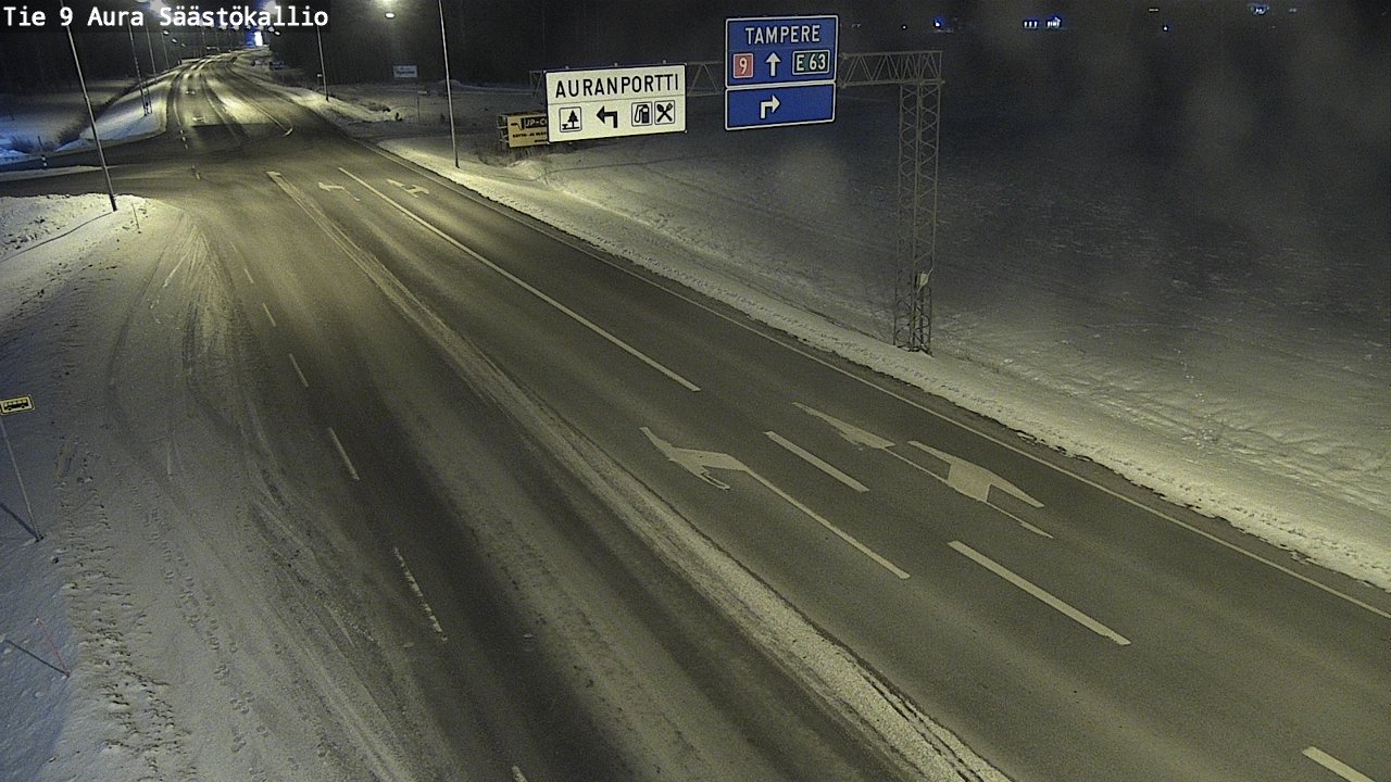 Kelikamerat Kuva Tie 9 Aura, Säästökallio, Aura, Varsinais-Suomi