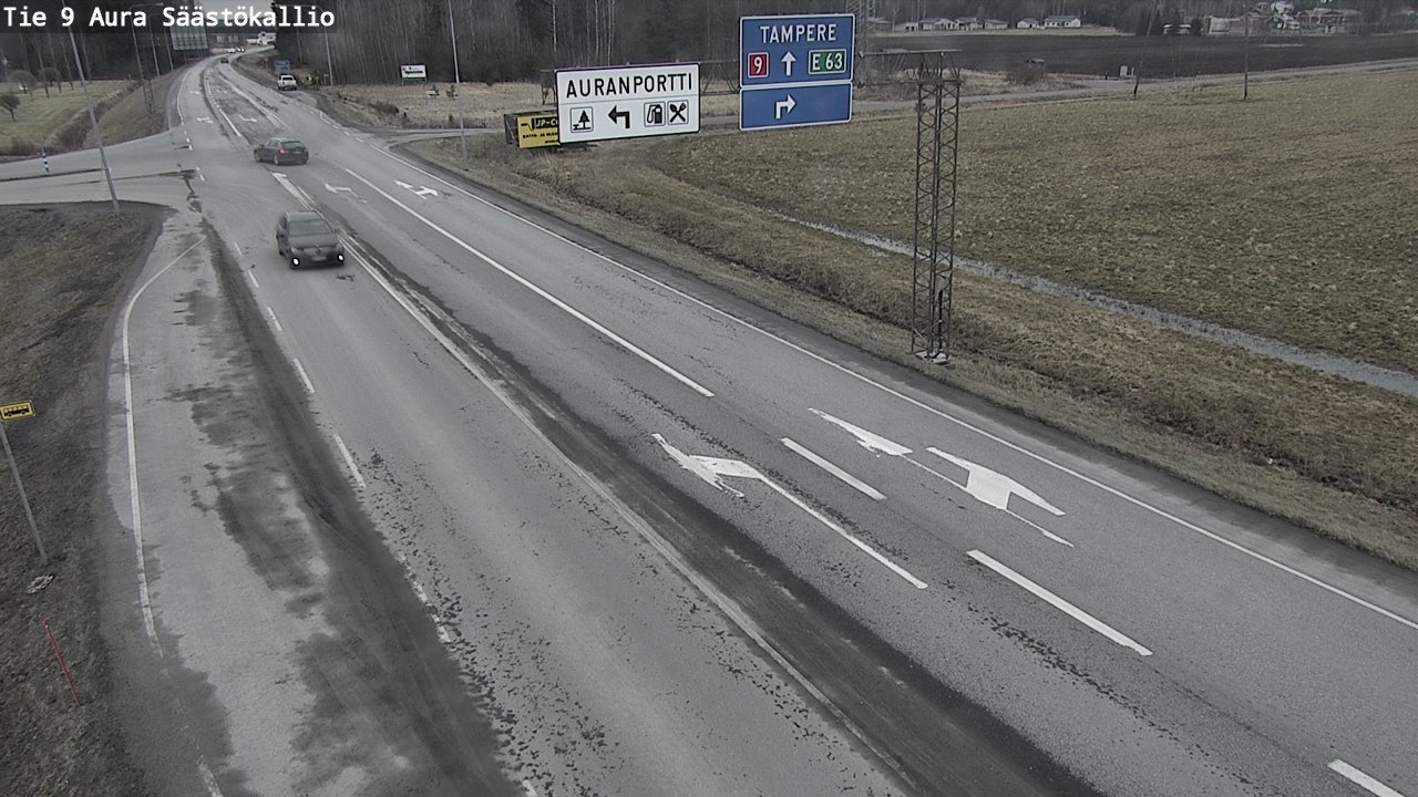 Kelikamerat Kuva Tie 9 Aura, Säästökallio, Aura, Varsinais-Suomi