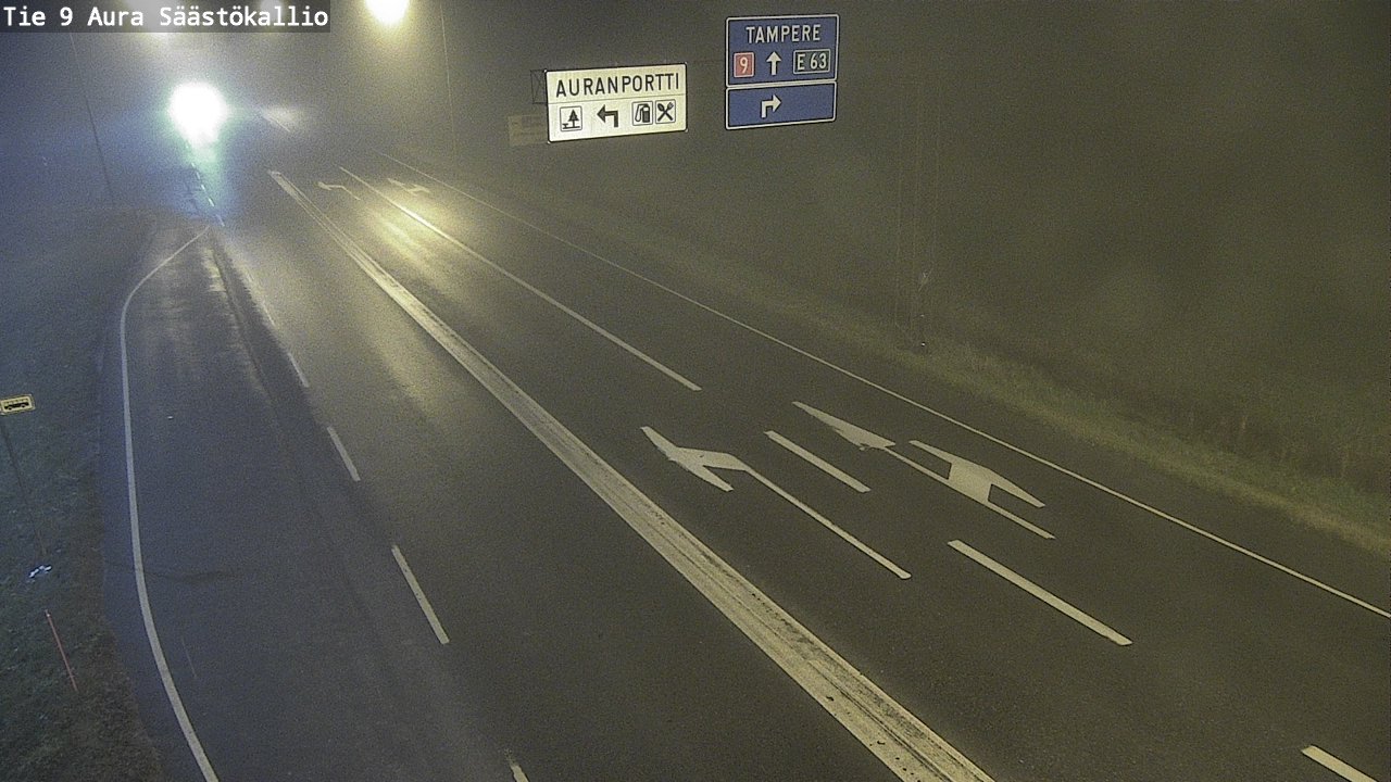 Kelikamerat Kuva Tie 9 Aura, Säästökallio, Aura, Varsinais-Suomi