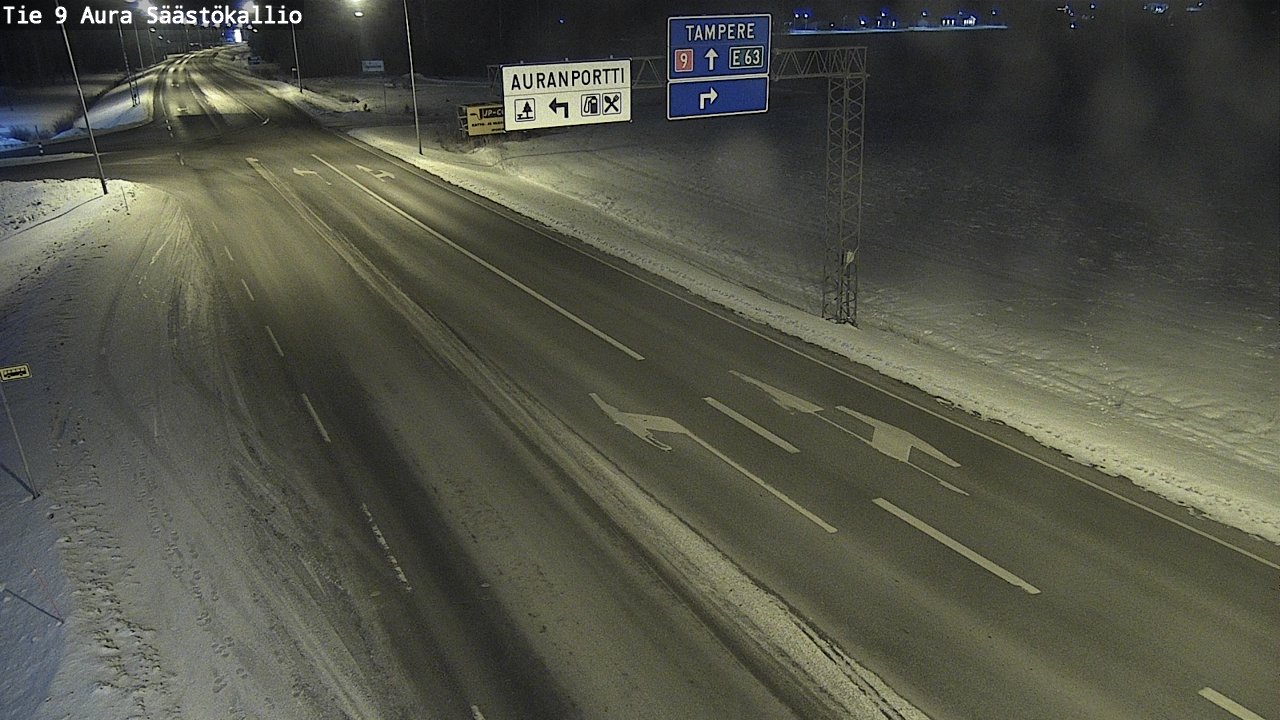 Kelikamerat Kuva Tie 9 Aura, Säästökallio, Aura, Varsinais-Suomi