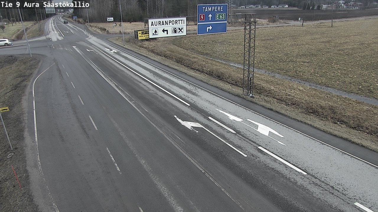 Kelikamerat Kuva Tie 9 Aura, Säästökallio, Aura, Varsinais-Suomi