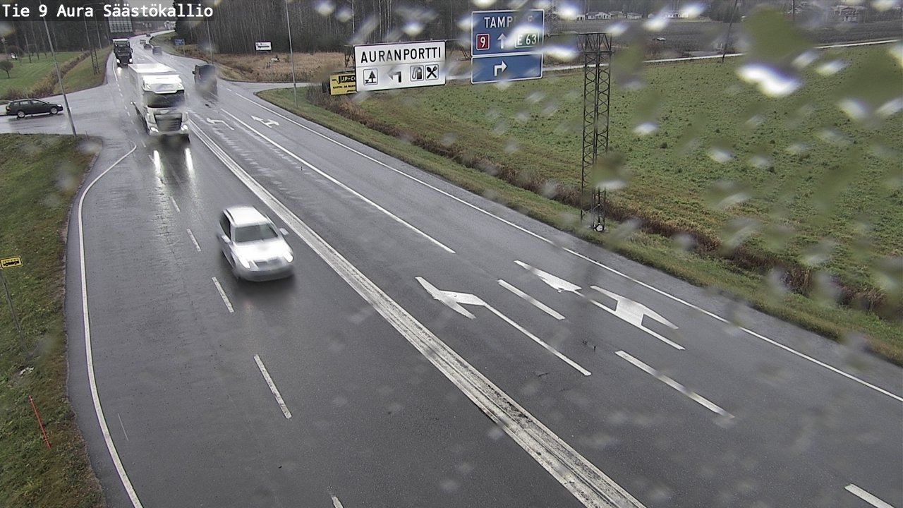 Kelikamerat Kuva Tie 9 Aura, Säästökallio, Aura, Varsinais-Suomi