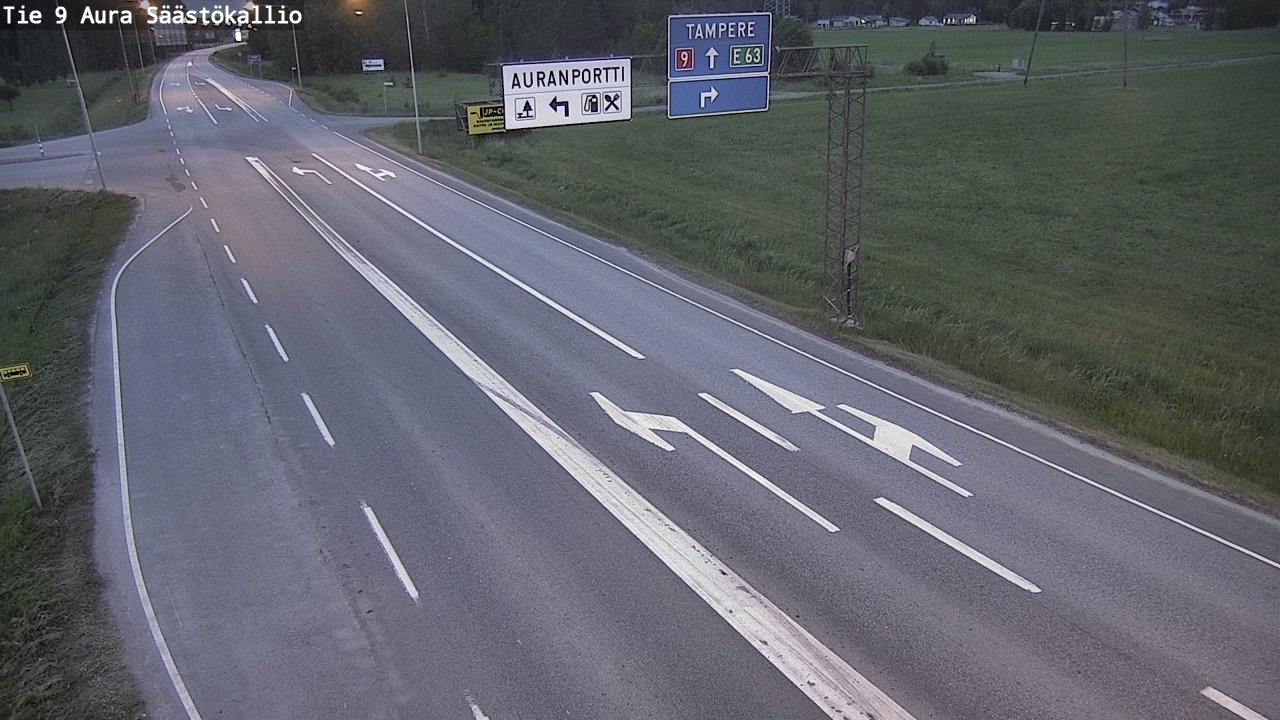 Kelikamerat Kuva Tie 9 Aura, Säästökallio, Aura, Varsinais-Suomi