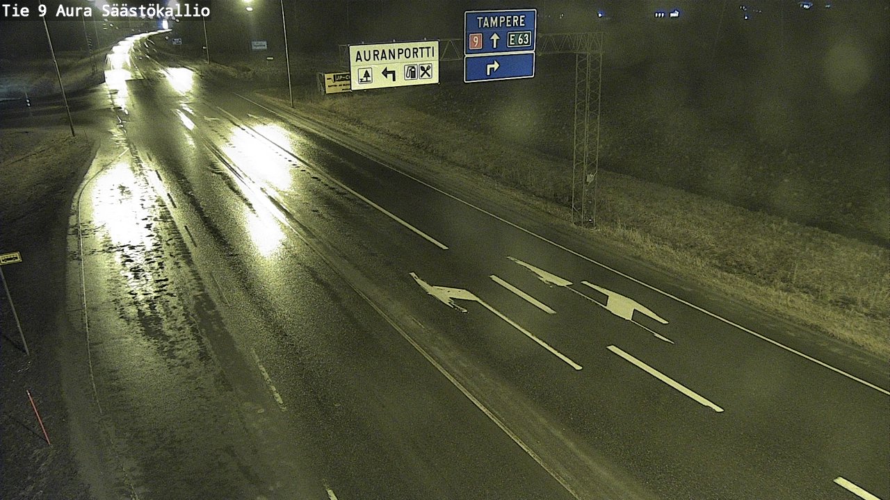 Kelikamerat Kuva Tie 9 Aura, Säästökallio, Aura, Varsinais-Suomi