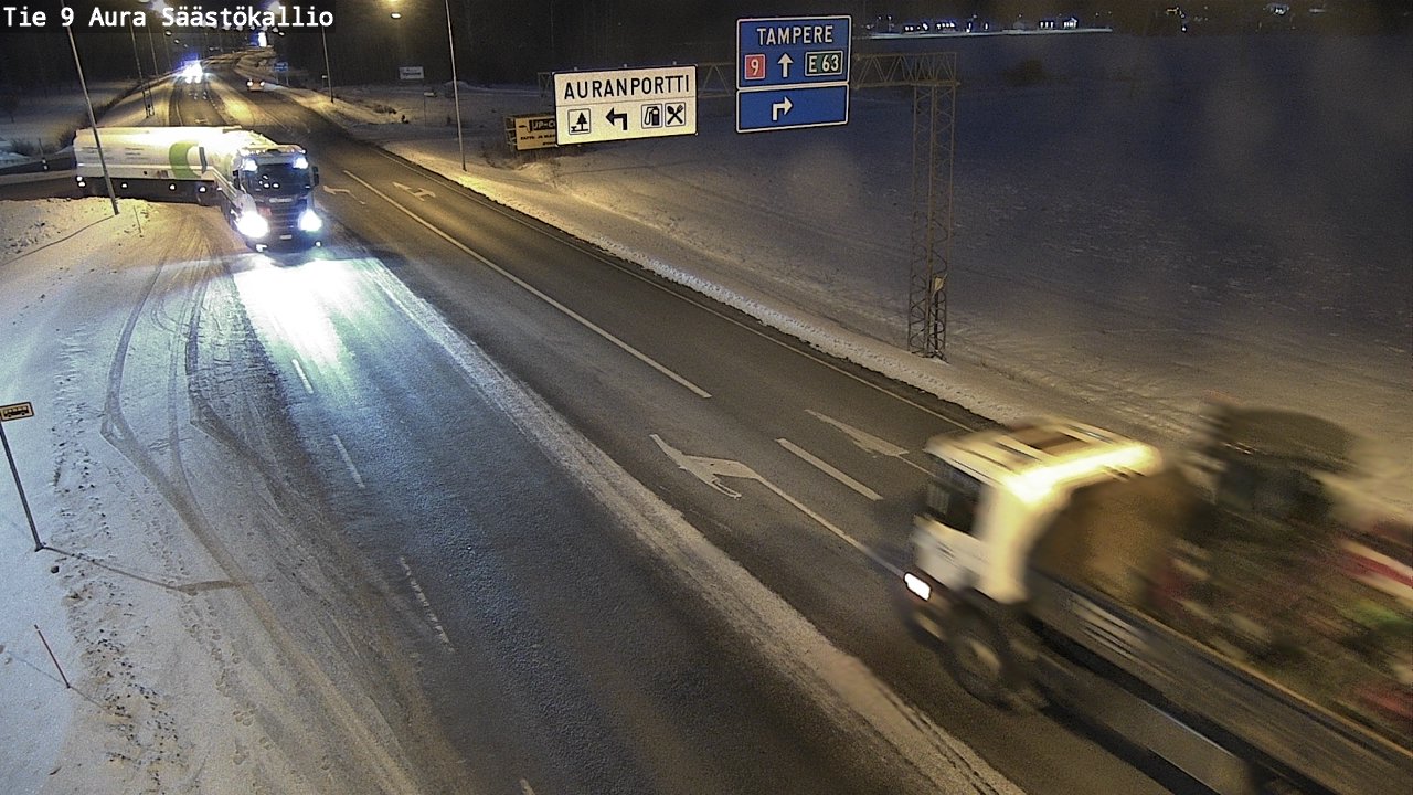 Kelikamerat Kuva Tie 9 Aura, Säästökallio, Aura, Varsinais-Suomi