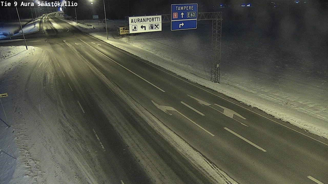 Kelikamerat Kuva Tie 9 Aura, Säästökallio, Aura, Varsinais-Suomi