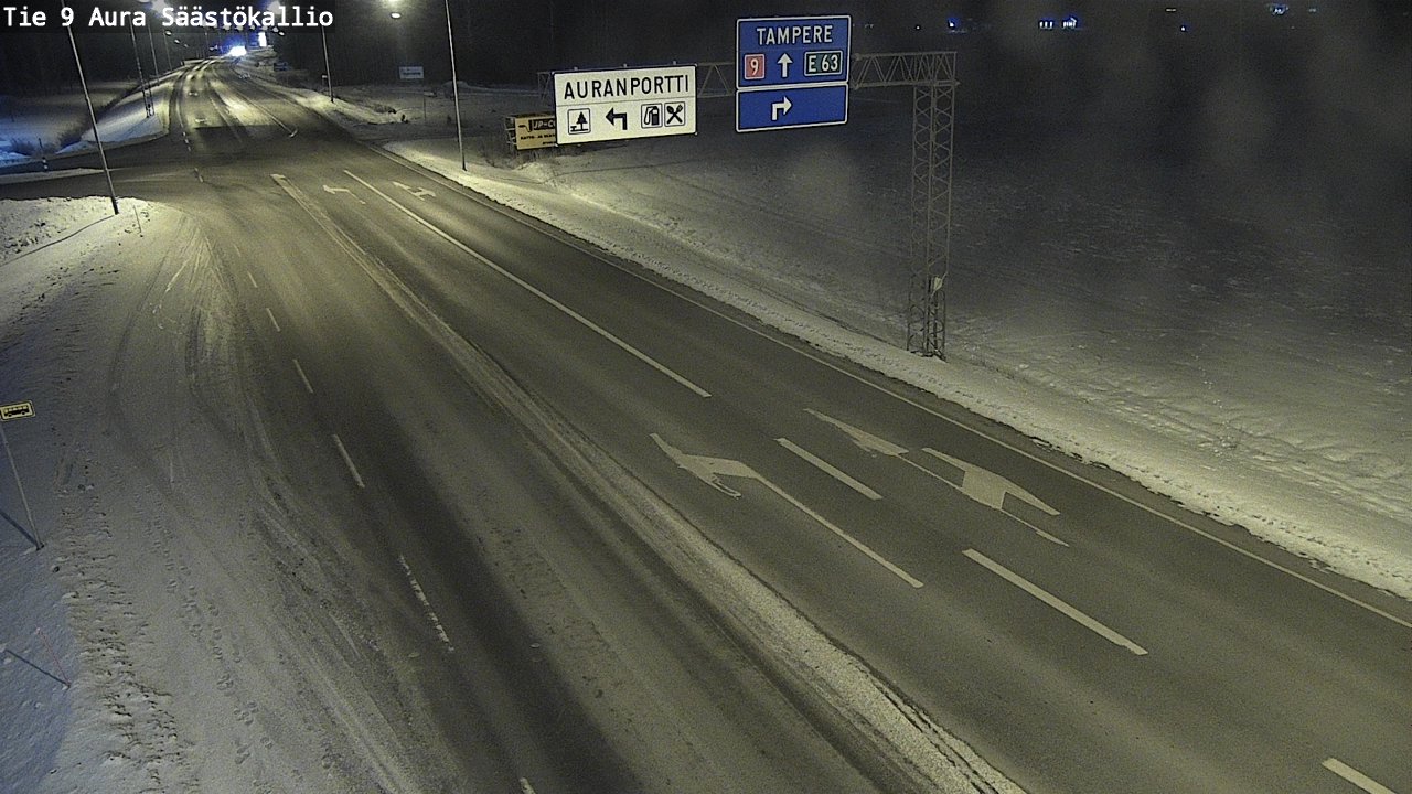 Kelikamerat Kuva Tie 9 Aura, Säästökallio, Aura, Varsinais-Suomi