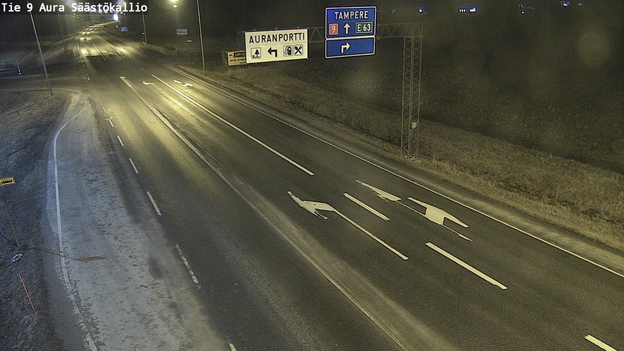 Kelikamerat Kuva Tie 9 Aura, Säästökallio, Aura, Varsinais-Suomi