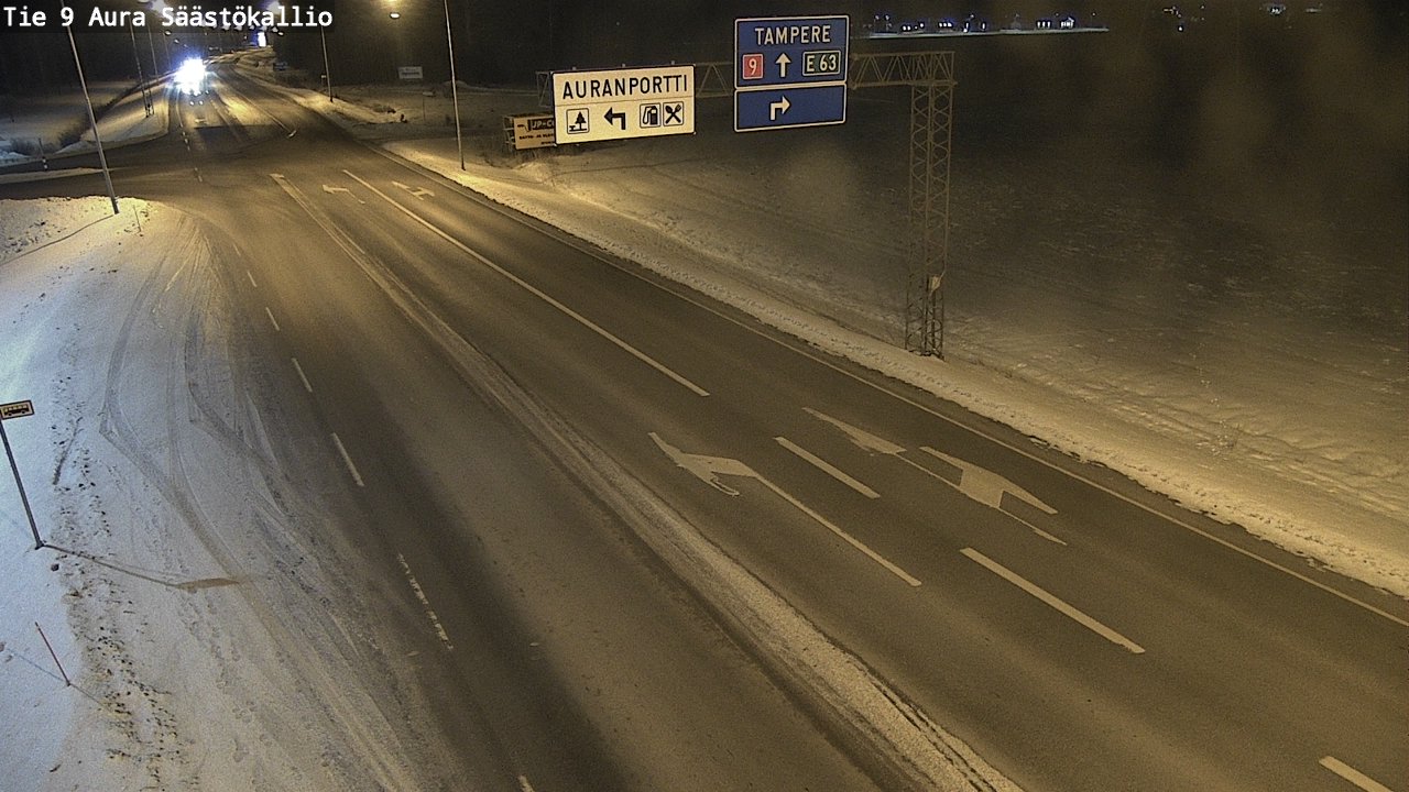 Kelikamerat Kuva Tie 9 Aura, Säästökallio, Aura, Varsinais-Suomi