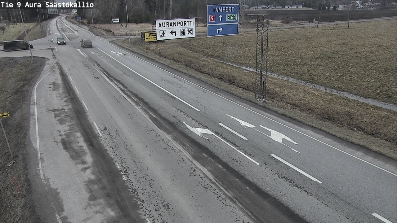 Kelikamerat Kuva Tie 9 Aura, Säästökallio, Aura, Varsinais-Suomi