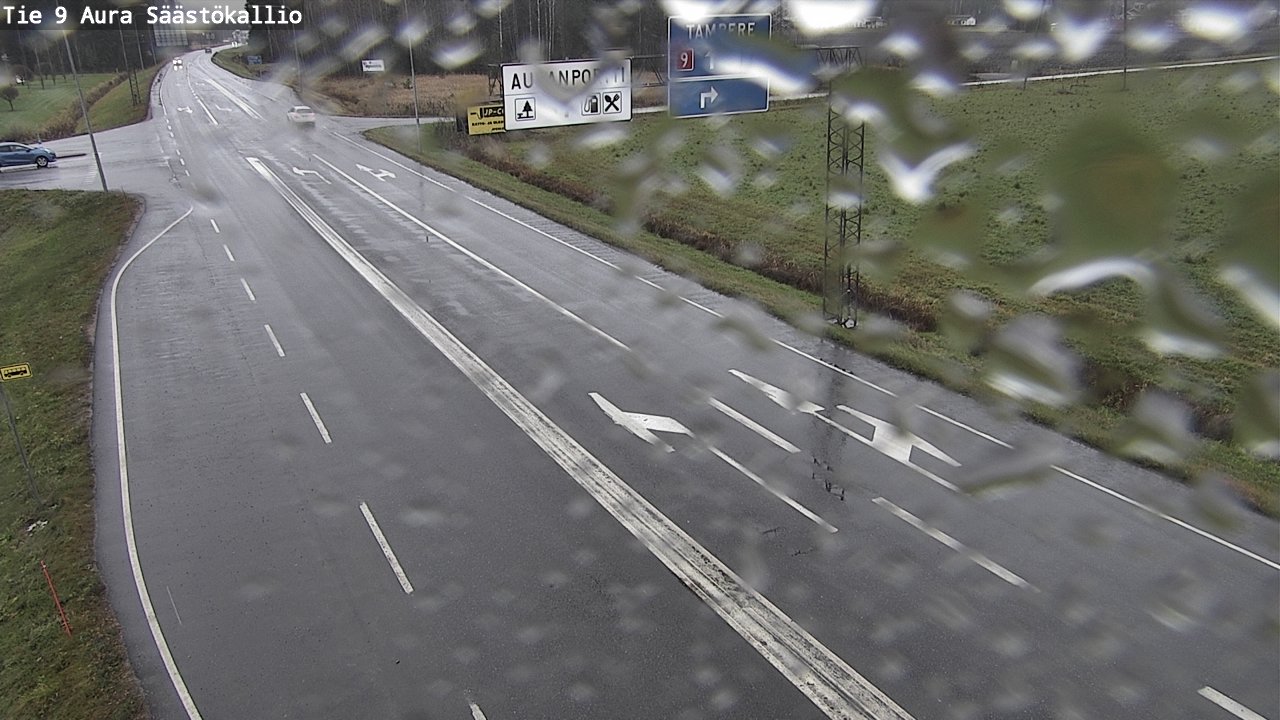 Kelikamerat Kuva Tie 9 Aura, Säästökallio, Aura, Varsinais-Suomi