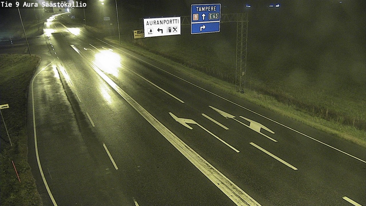 Kelikamerat Kuva Tie 9 Aura, Säästökallio, Aura, Varsinais-Suomi