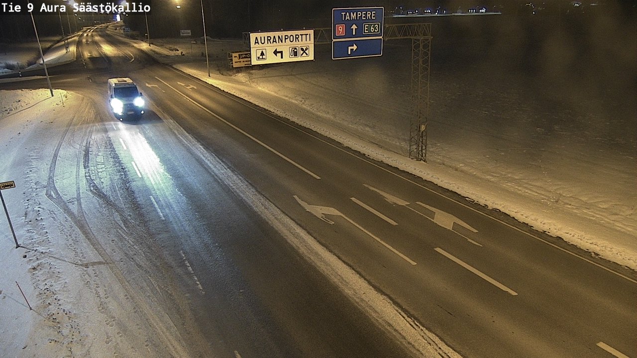 Kelikamerat Kuva Tie 9 Aura, Säästökallio, Aura, Varsinais-Suomi