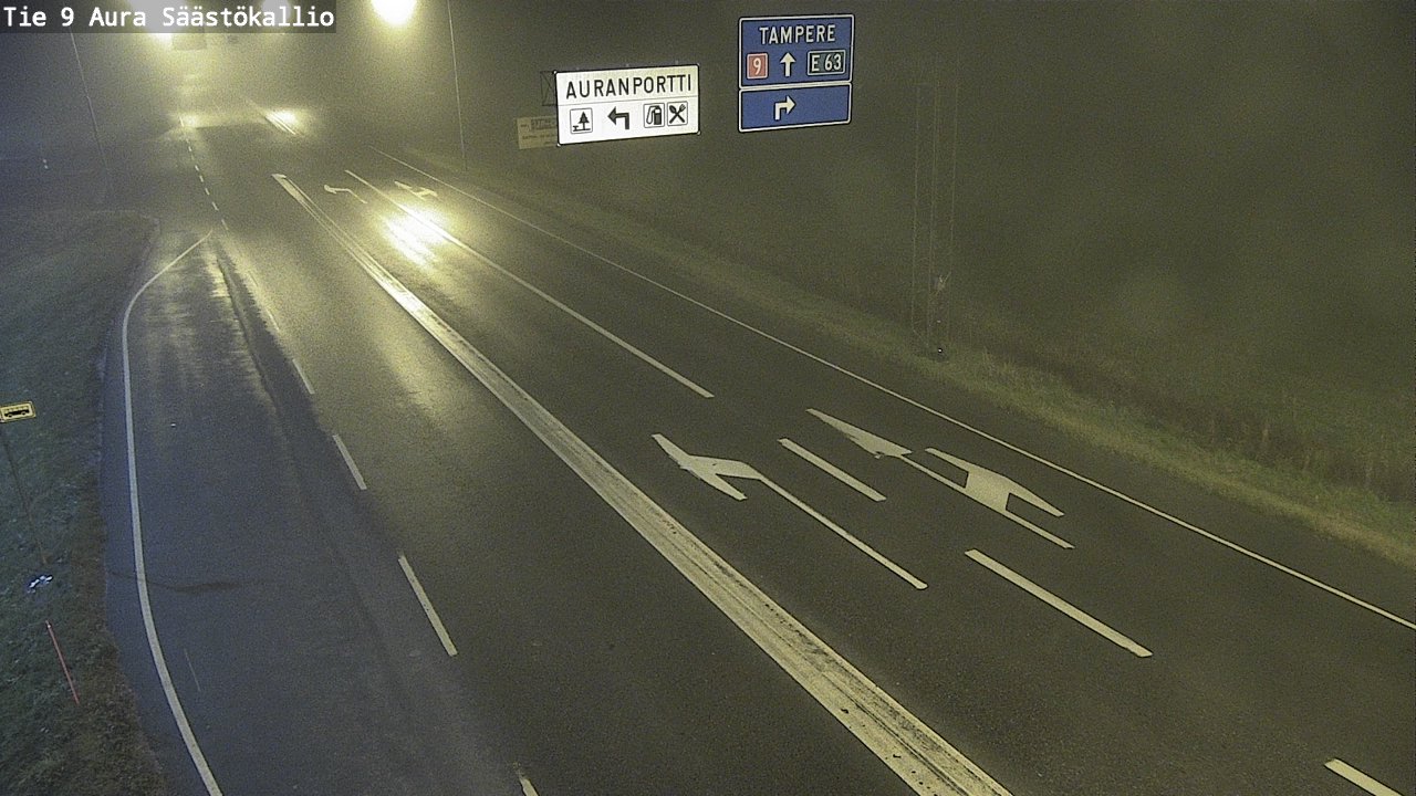 Kelikamerat Kuva Tie 9 Aura, Säästökallio, Aura, Varsinais-Suomi