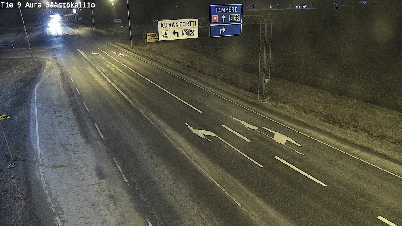 Kelikamerat Kuva Tie 9 Aura, Säästökallio, Aura, Varsinais-Suomi