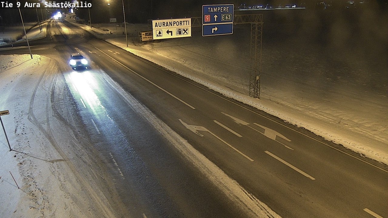 Kelikamerat Kuva Tie 9 Aura, Säästökallio, Aura, Varsinais-Suomi