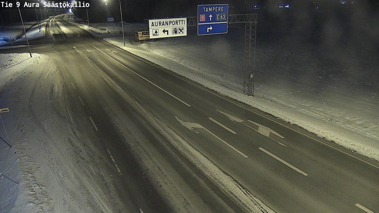 Kelikamerat Kuva Tie 9 Aura, Säästökallio, Aura, Varsinais-Suomi