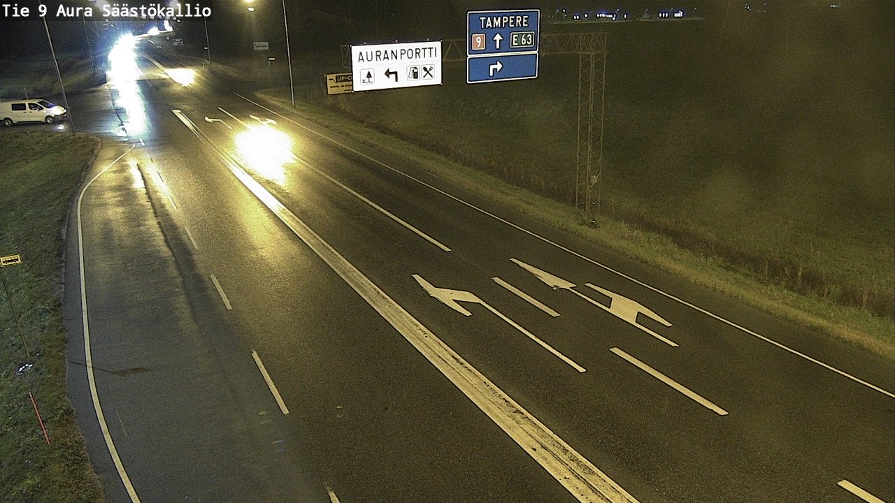 Kelikamerat Kuva Tie 9 Aura, Säästökallio, Aura, Varsinais-Suomi