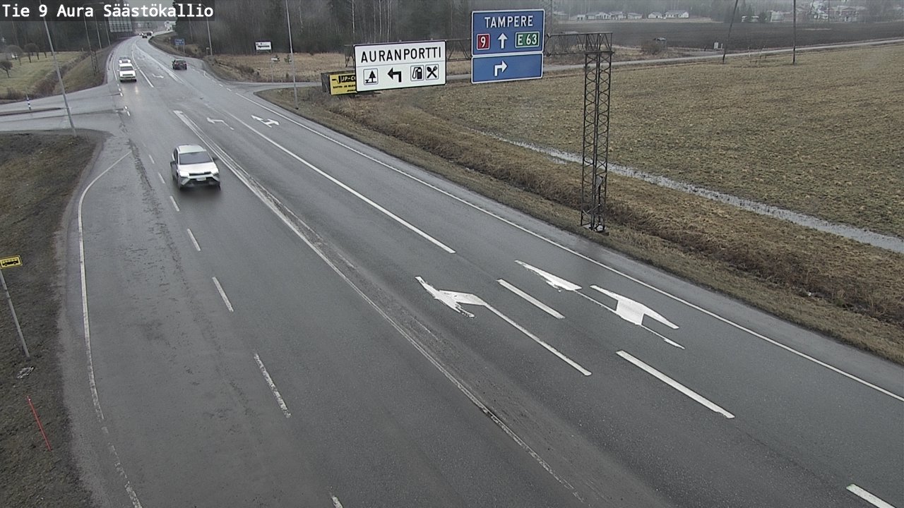 Kelikamerat Kuva Tie 9 Aura, Säästökallio, Aura, Varsinais-Suomi