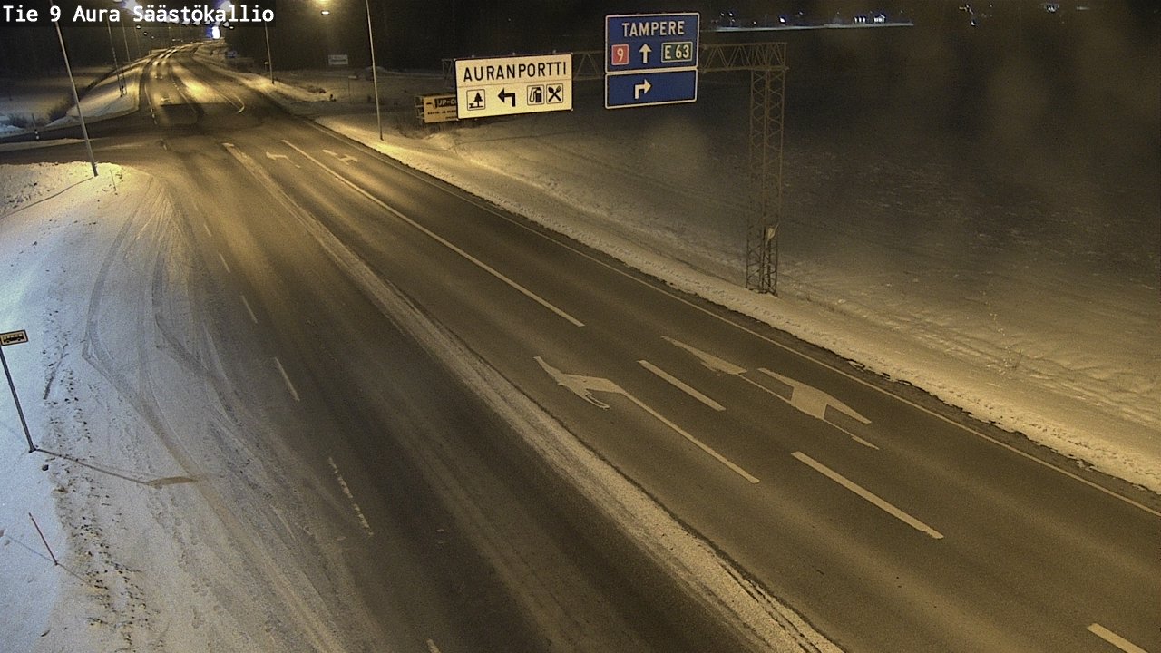 Kelikamerat Kuva Tie 9 Aura, Säästökallio, Aura, Varsinais-Suomi