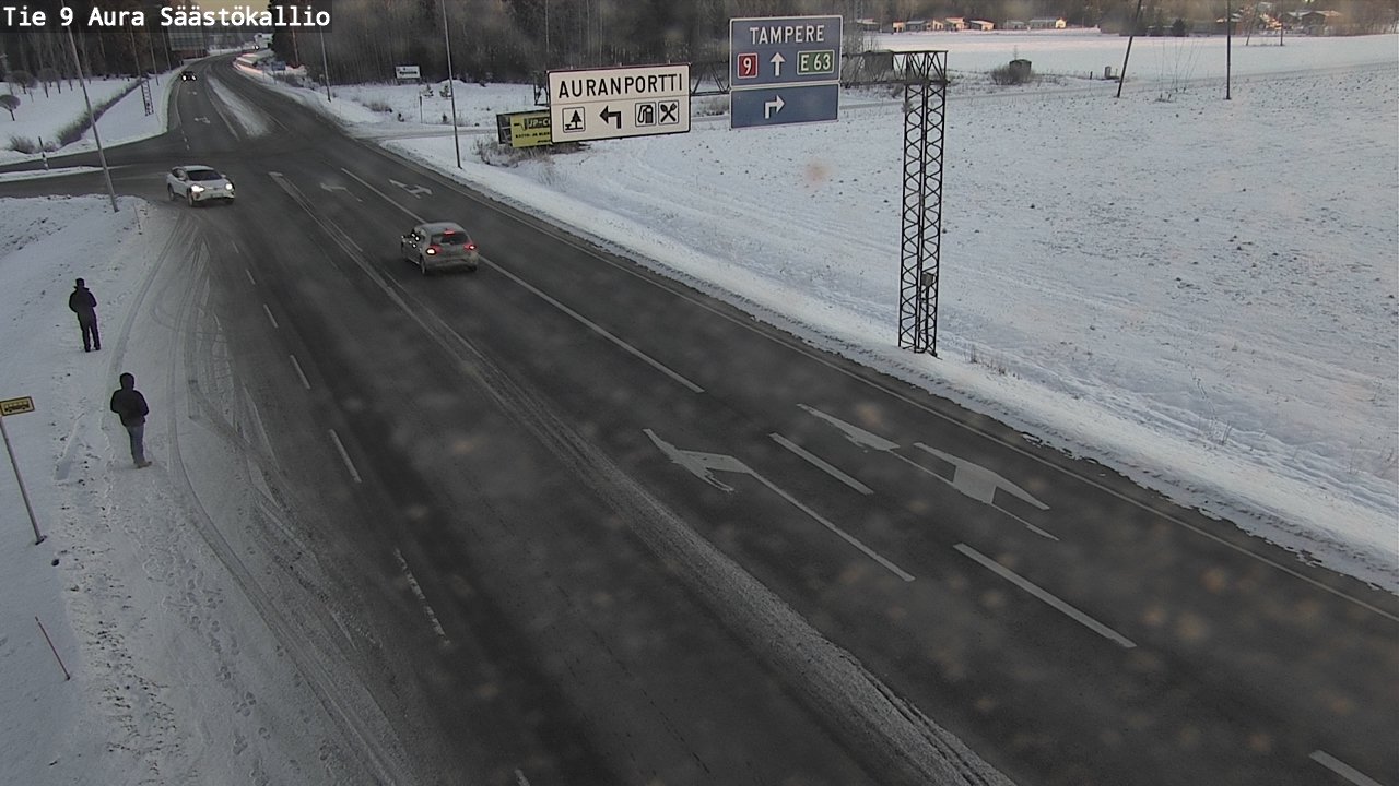 Kelikamerat Kuva Tie 9 Aura, Säästökallio, Aura, Varsinais-Suomi