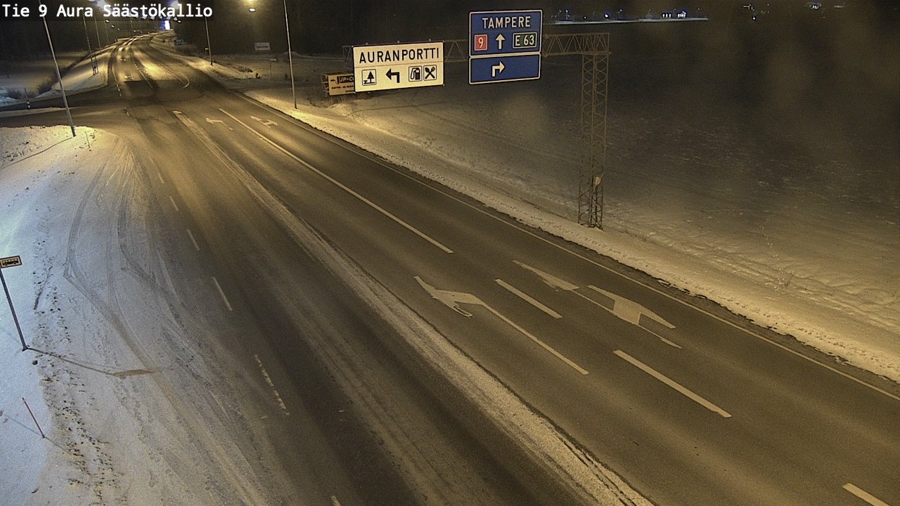 Kelikamerat Kuva Tie 9 Aura, Säästökallio, Aura, Varsinais-Suomi