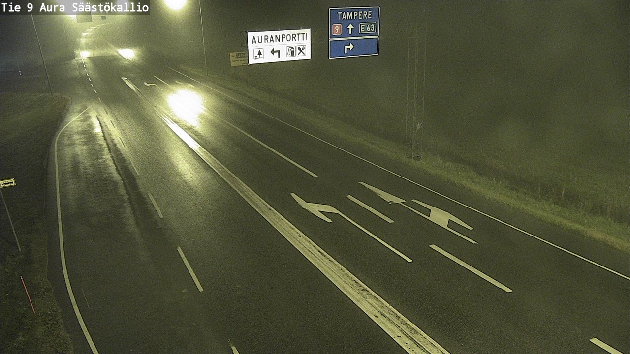 Kelikamerat Kuva Tie 9 Aura, Säästökallio, Aura, Varsinais-Suomi