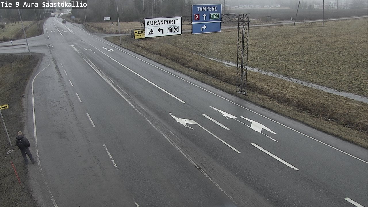 Kelikamerat Kuva Tie 9 Aura, Säästökallio, Aura, Varsinais-Suomi