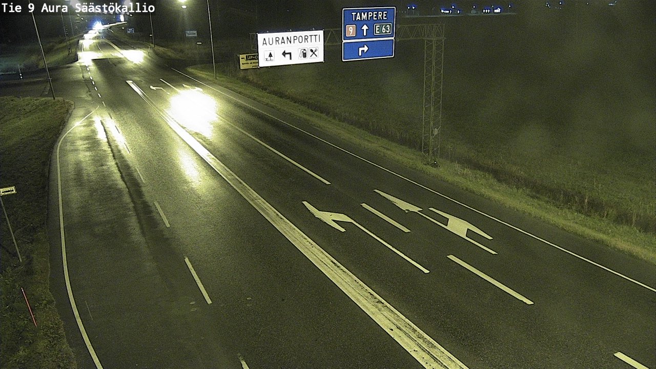 Kelikamerat Kuva Tie 9 Aura, Säästökallio, Aura, Varsinais-Suomi