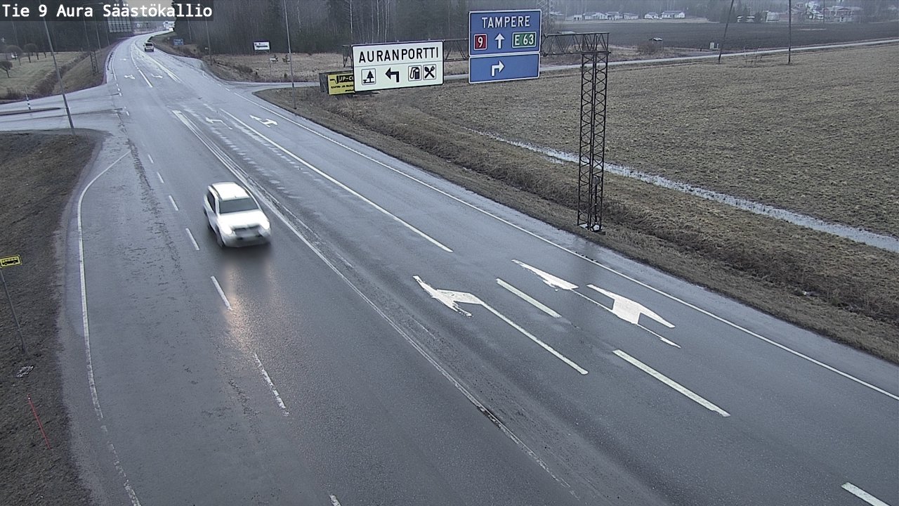 Kelikamerat Kuva Tie 9 Aura, Säästökallio, Aura, Varsinais-Suomi