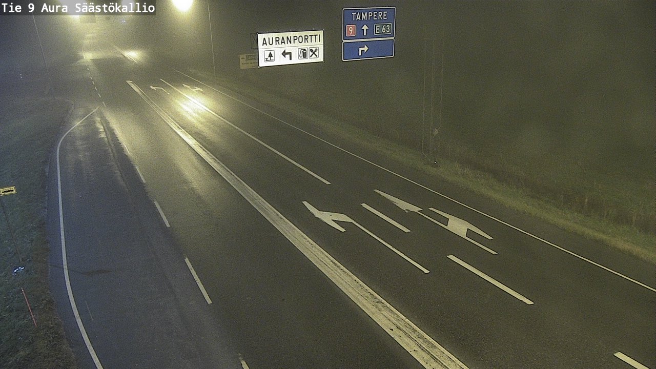 Kelikamerat Kuva Tie 9 Aura, Säästökallio, Aura, Varsinais-Suomi