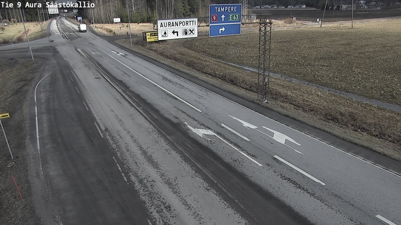 Kelikamerat Kuva Tie 9 Aura, Säästökallio, Aura, Varsinais-Suomi