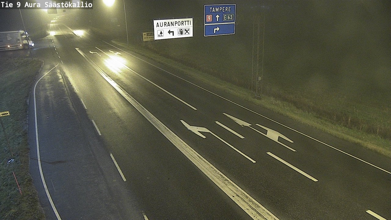 Kelikamerat Kuva Tie 9 Aura, Säästökallio, Aura, Varsinais-Suomi