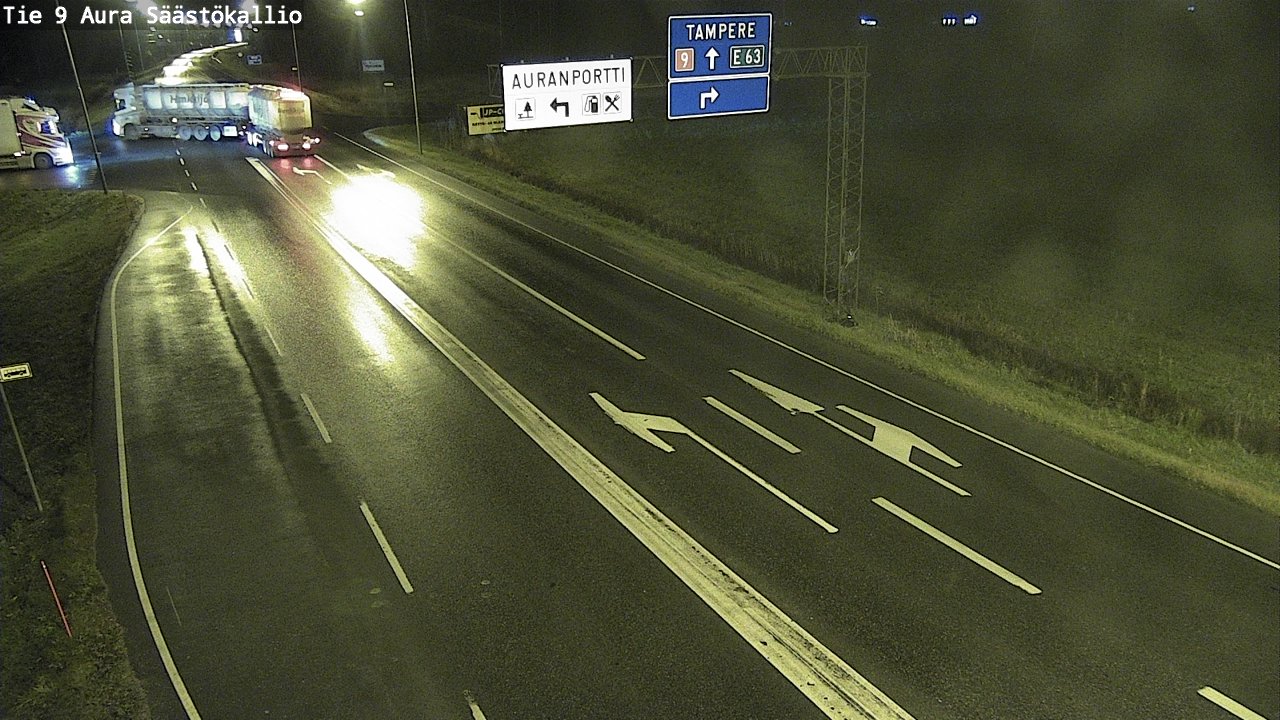 Kelikamerat Kuva Tie 9 Aura, Säästökallio, Aura, Varsinais-Suomi