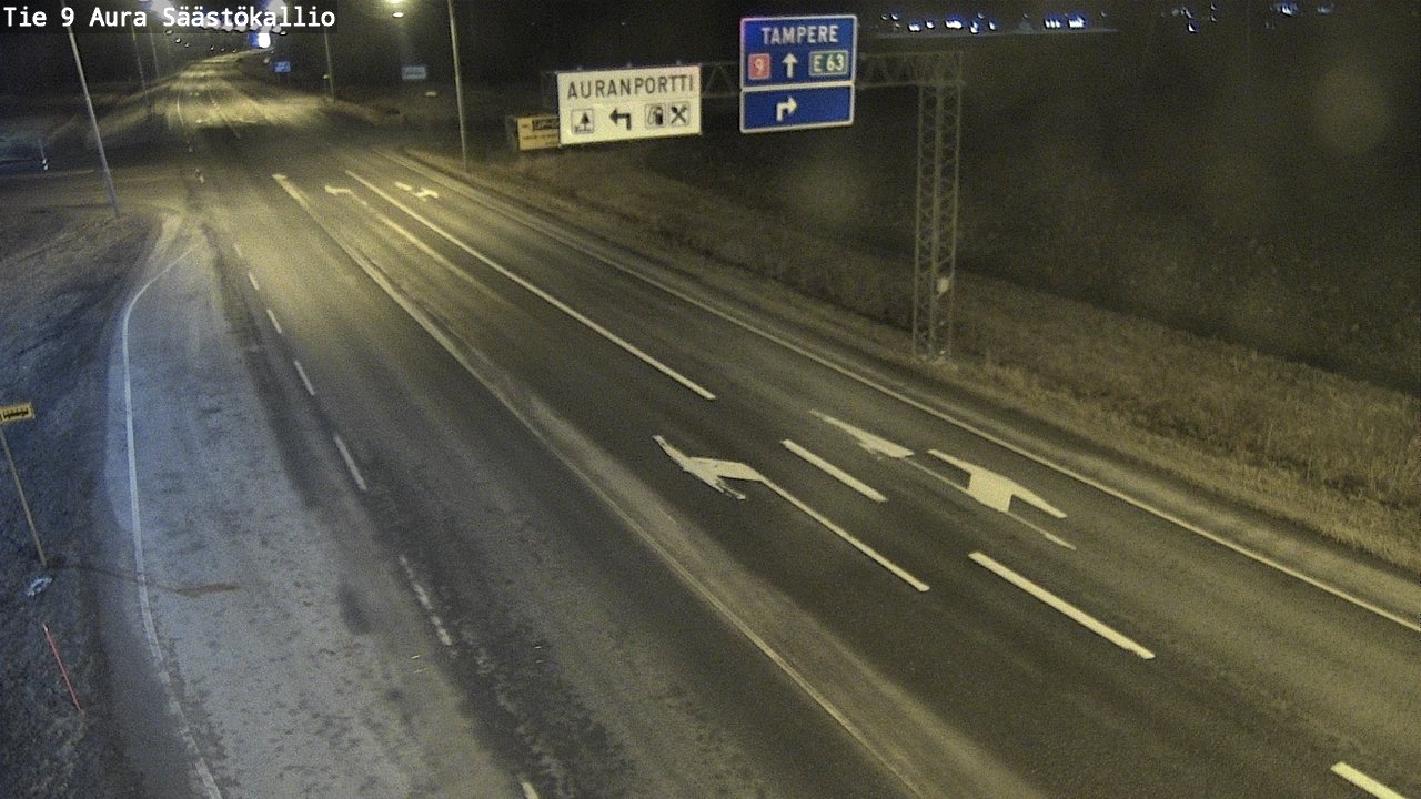 Kelikamerat Kuva Tie 9 Aura, Säästökallio, Aura, Varsinais-Suomi