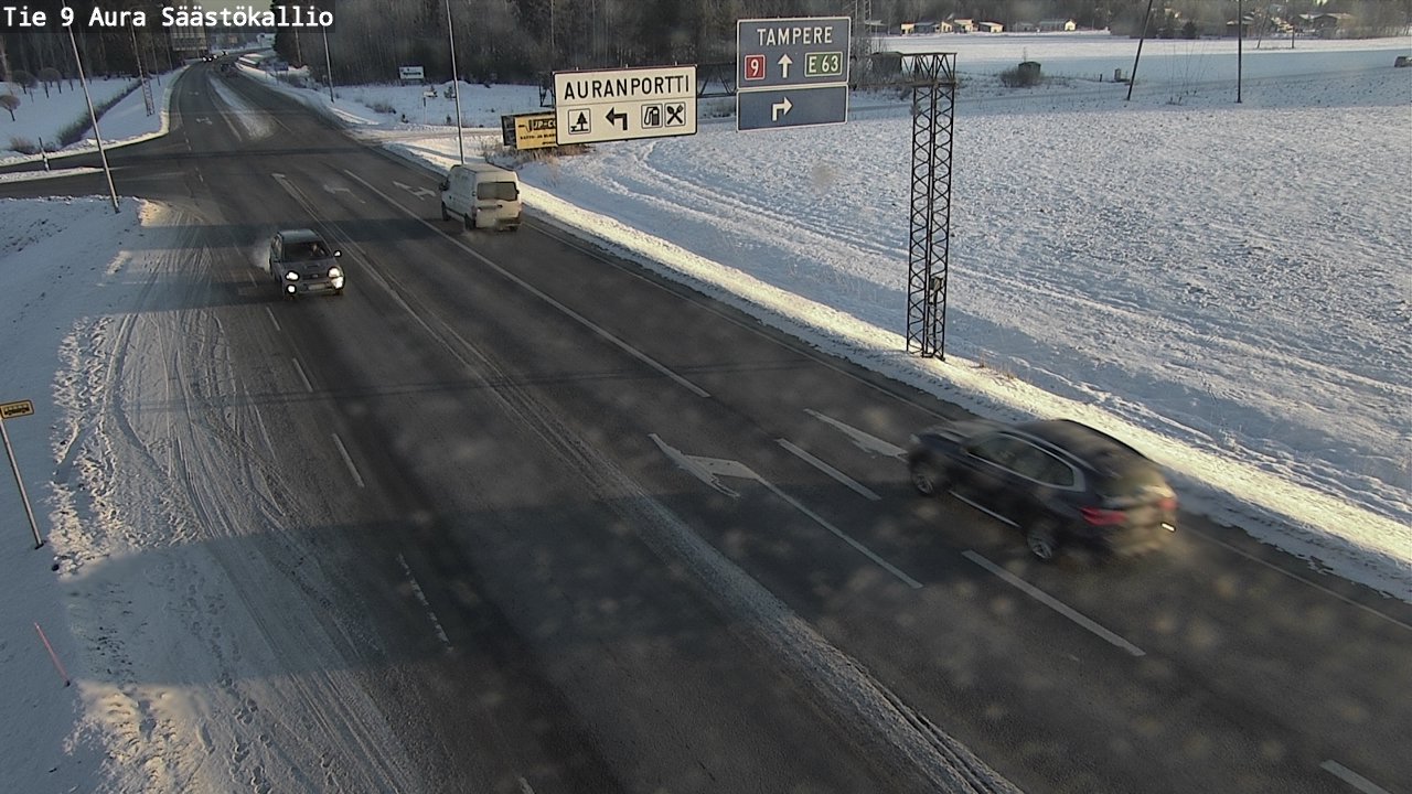 Kelikamerat Kuva Tie 9 Aura, Säästökallio, Aura, Varsinais-Suomi