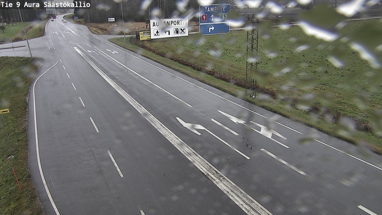 Kelikamerat Kuva Tie 9 Aura, Säästökallio, Aura, Varsinais-Suomi