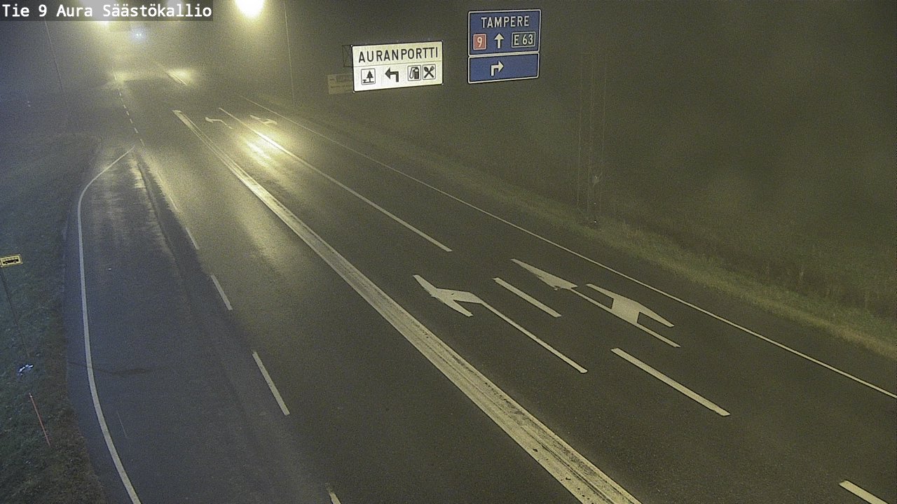 Kelikamerat Kuva Tie 9 Aura, Säästökallio, Aura, Varsinais-Suomi