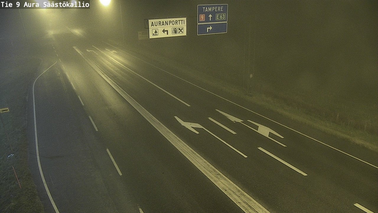 Kelikamerat Kuva Tie 9 Aura, Säästökallio, Aura, Varsinais-Suomi