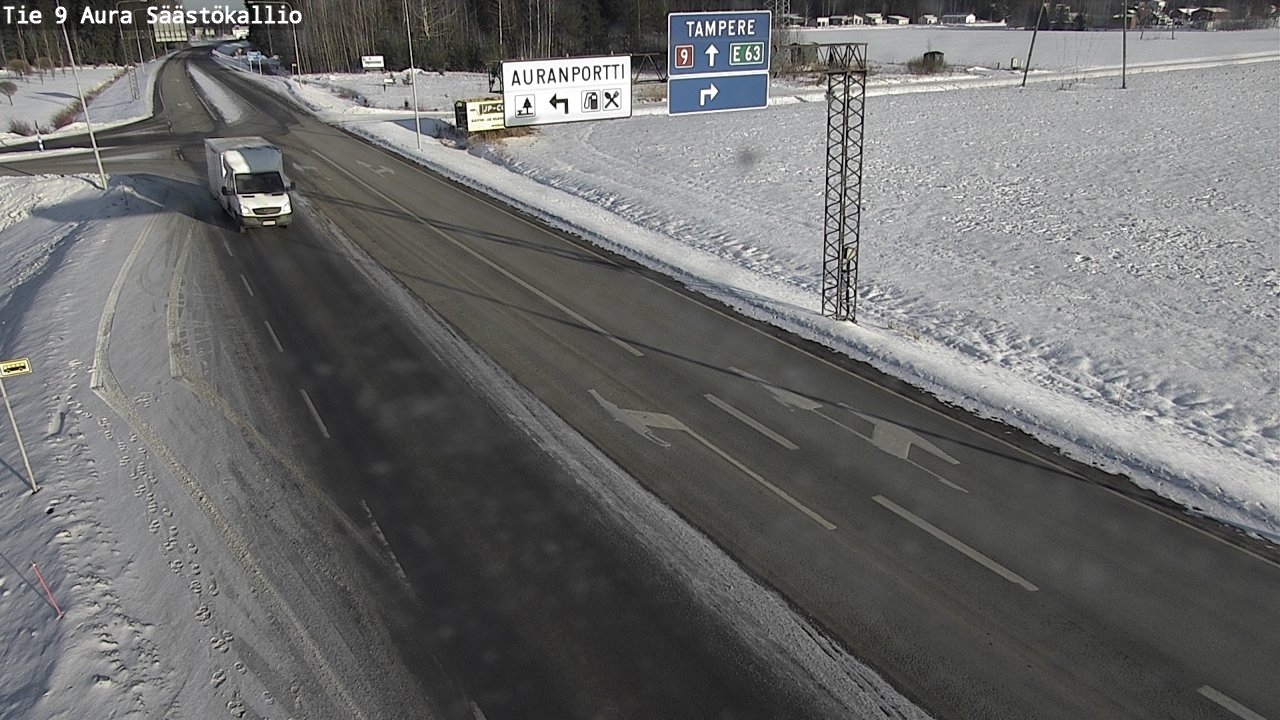 Kelikamerat Kuva Tie 9 Aura, Säästökallio, Aura, Varsinais-Suomi