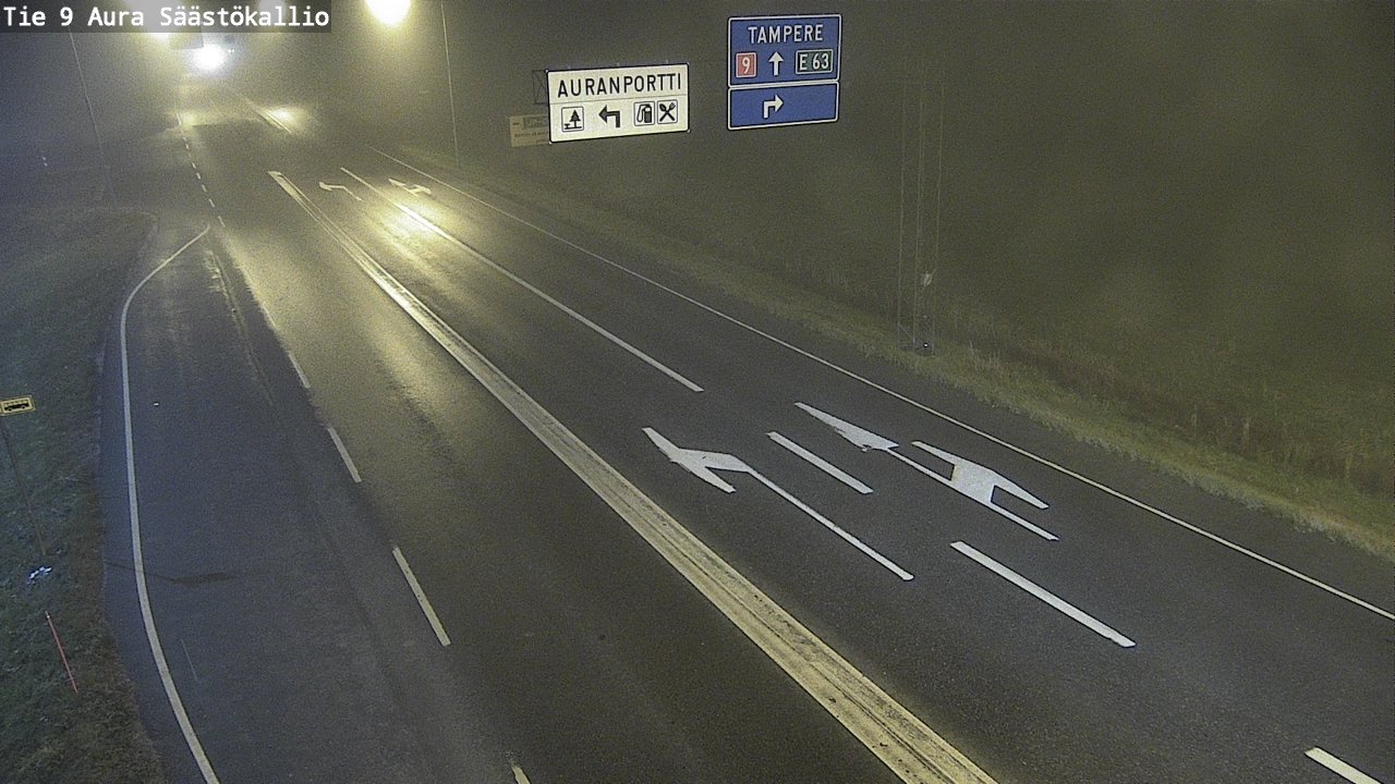 Kelikamerat Kuva Tie 9 Aura, Säästökallio, Aura, Varsinais-Suomi