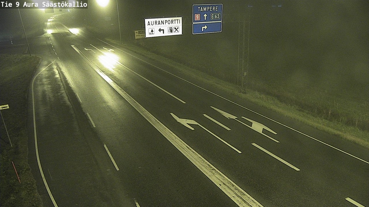 Kelikamerat Kuva Tie 9 Aura, Säästökallio, Aura, Varsinais-Suomi