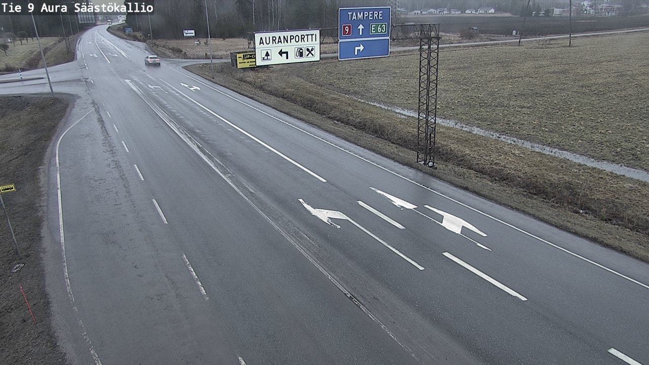 Kelikamerat Kuva Tie 9 Aura, Säästökallio, Aura, Varsinais-Suomi