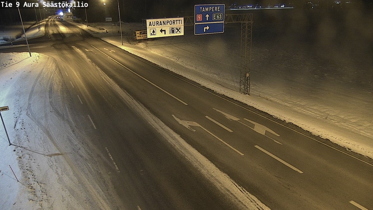 Kelikamerat Kuva Tie 9 Aura, Säästökallio, Aura, Varsinais-Suomi