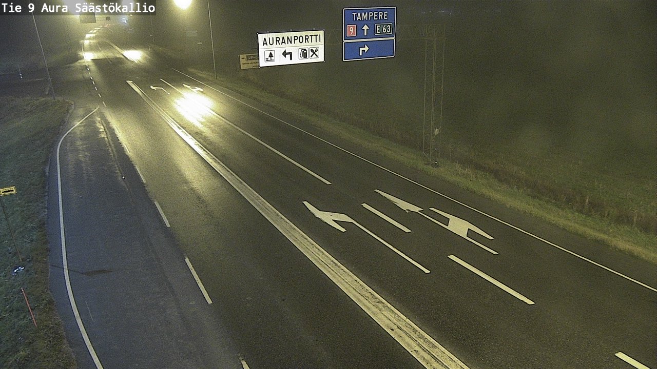 Kelikamerat Kuva Tie 9 Aura, Säästökallio, Aura, Varsinais-Suomi