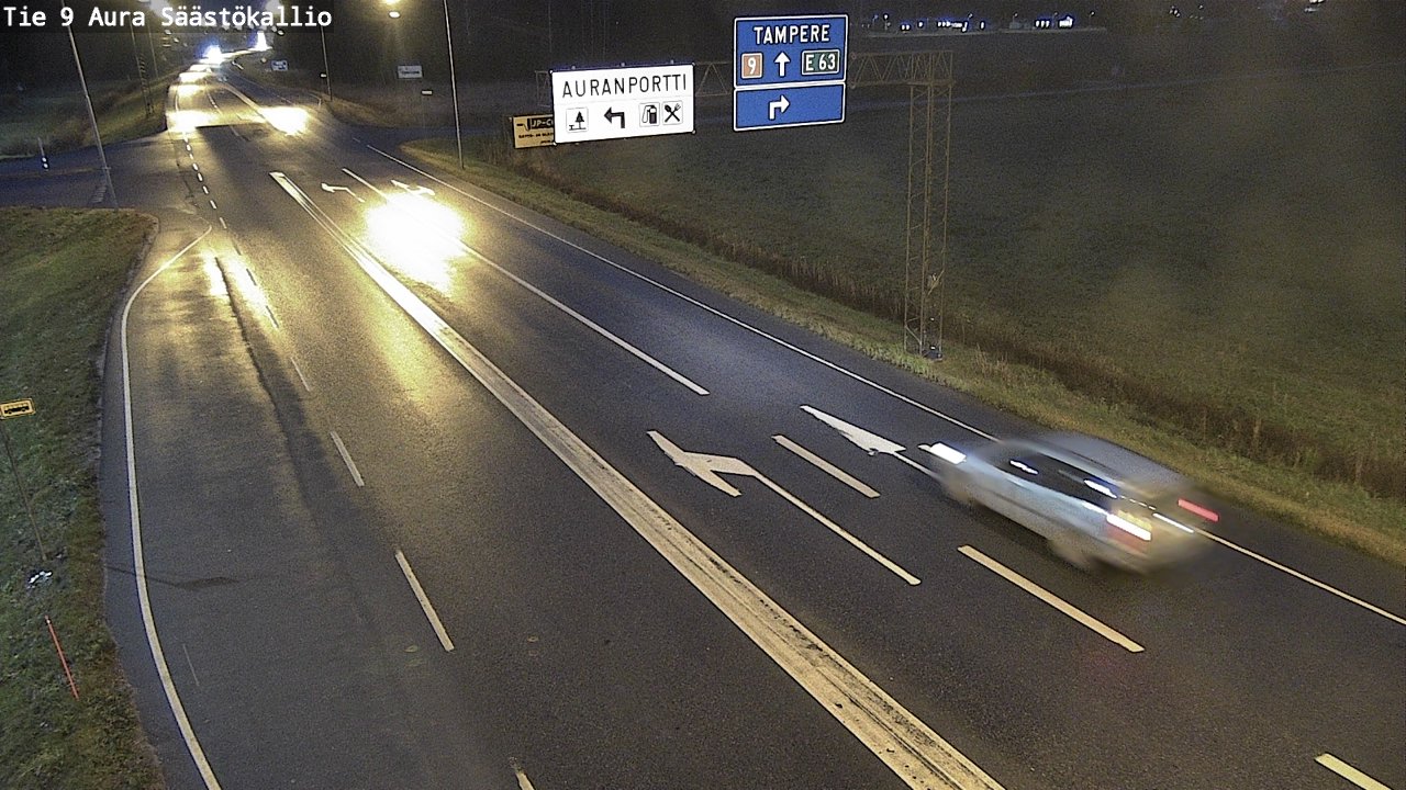 Kelikamerat Kuva Tie 9 Aura, Säästökallio, Aura, Varsinais-Suomi