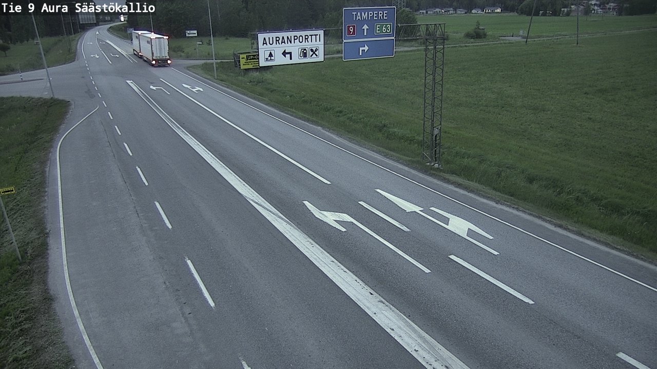 Kelikamerat Kuva Tie 9 Aura, Säästökallio, Aura, Varsinais-Suomi