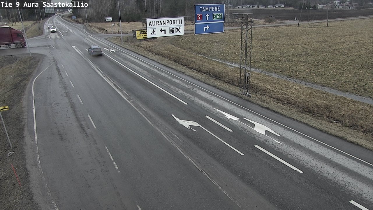 Kelikamerat Kuva Tie 9 Aura, Säästökallio, Aura, Varsinais-Suomi