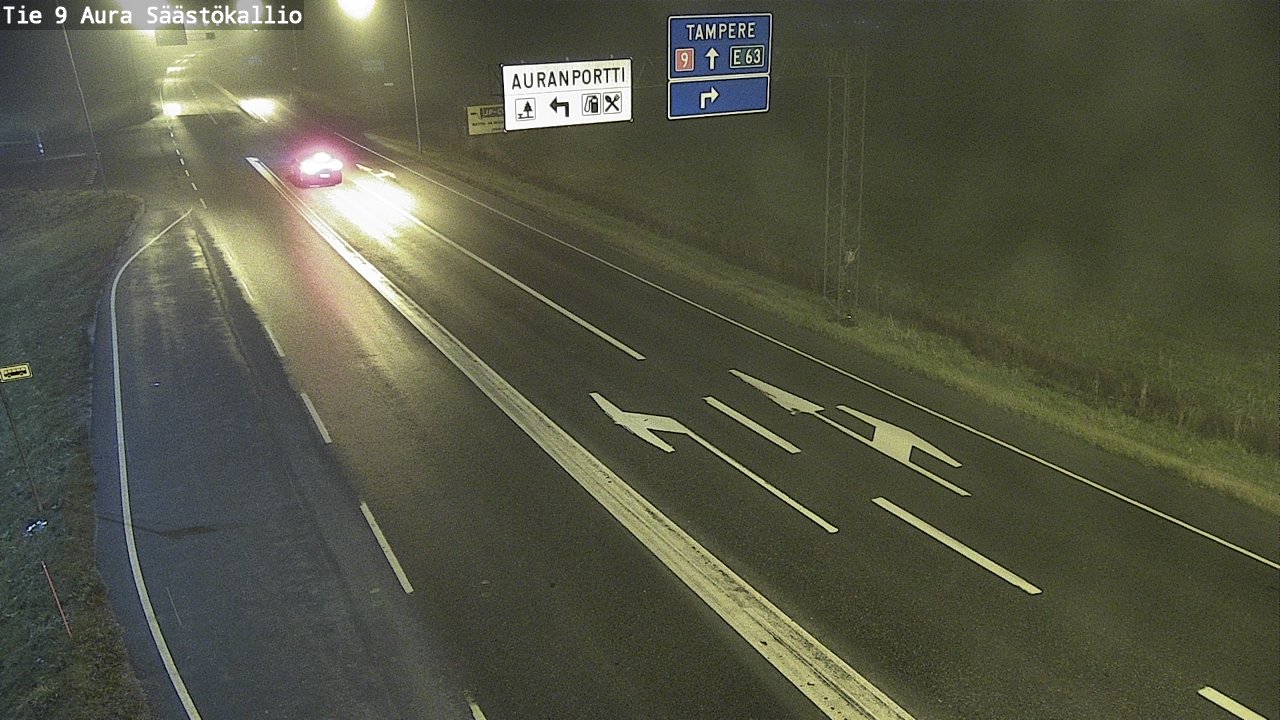 Kelikamerat Kuva Tie 9 Aura, Säästökallio, Aura, Varsinais-Suomi