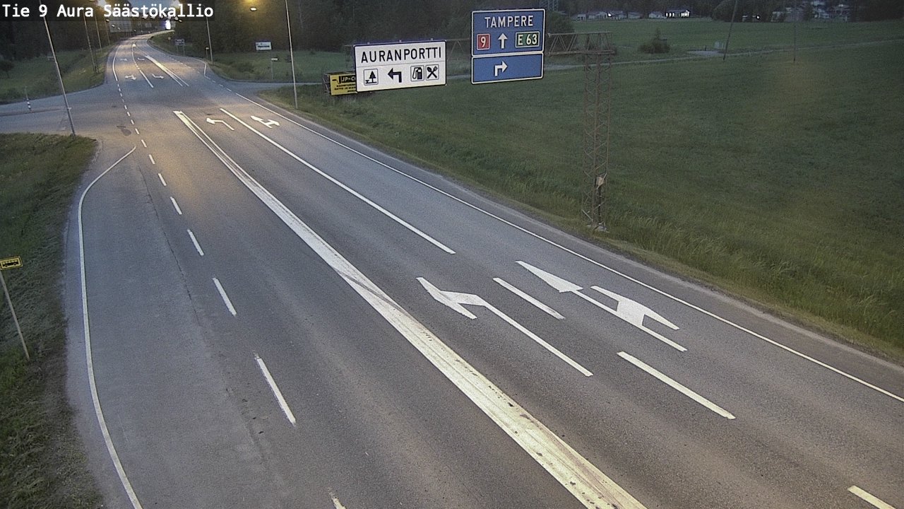 Kelikamerat Kuva Tie 9 Aura, Säästökallio, Aura, Varsinais-Suomi